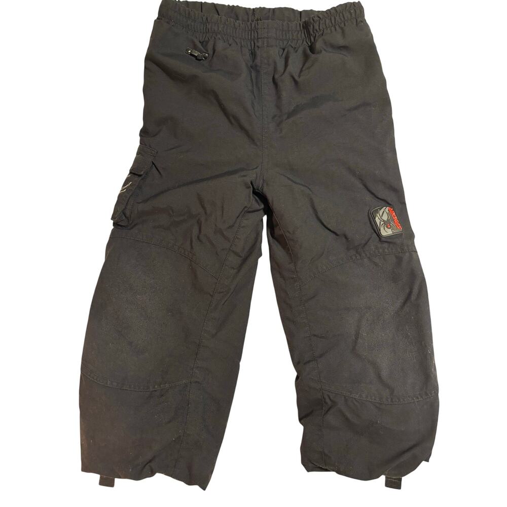 Spider Kids Waterproof Snow Ski Boarding Pants Black Kids Size 5